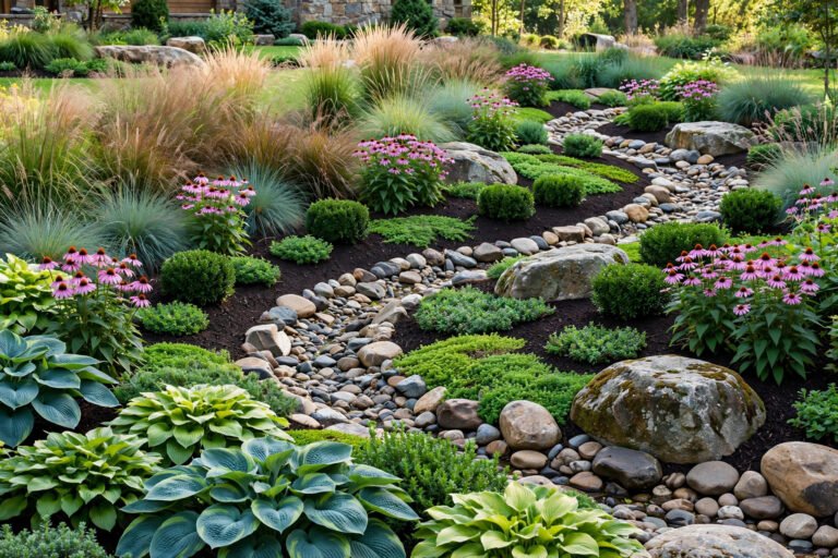The Secrets Landscape Designers Use to Make Grass-Free Front Yards Look Lush
