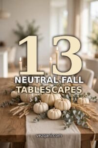 13 Neutral Fall Tablescape Ideas That Look Quietly Expensive