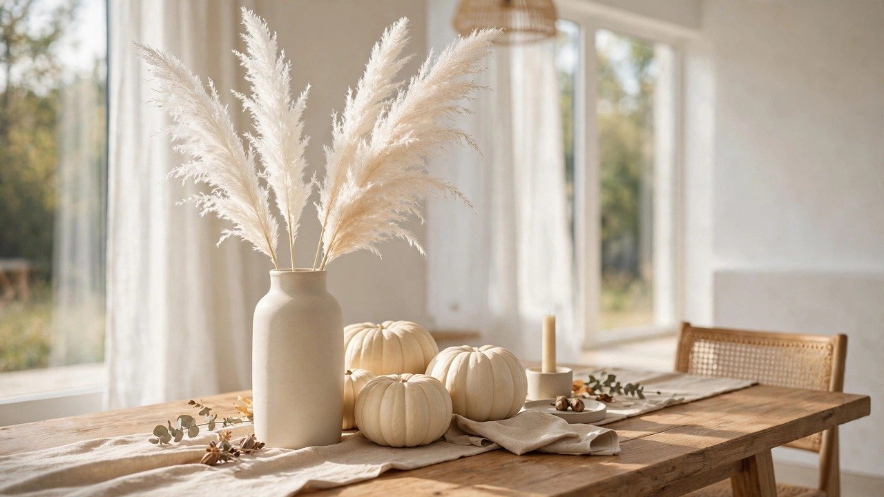 Pampas Grass in a Statement Vase