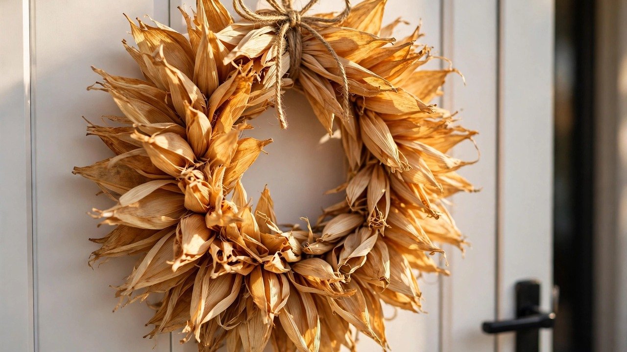 Golden Corn Husk Wrap