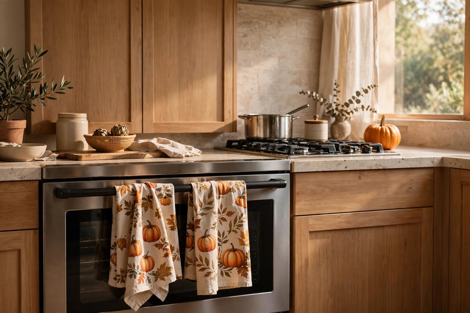 Fall Dish Towel Swap