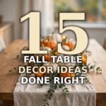 15 Fall Table Decor Ideas That Are All in the Small Decisions