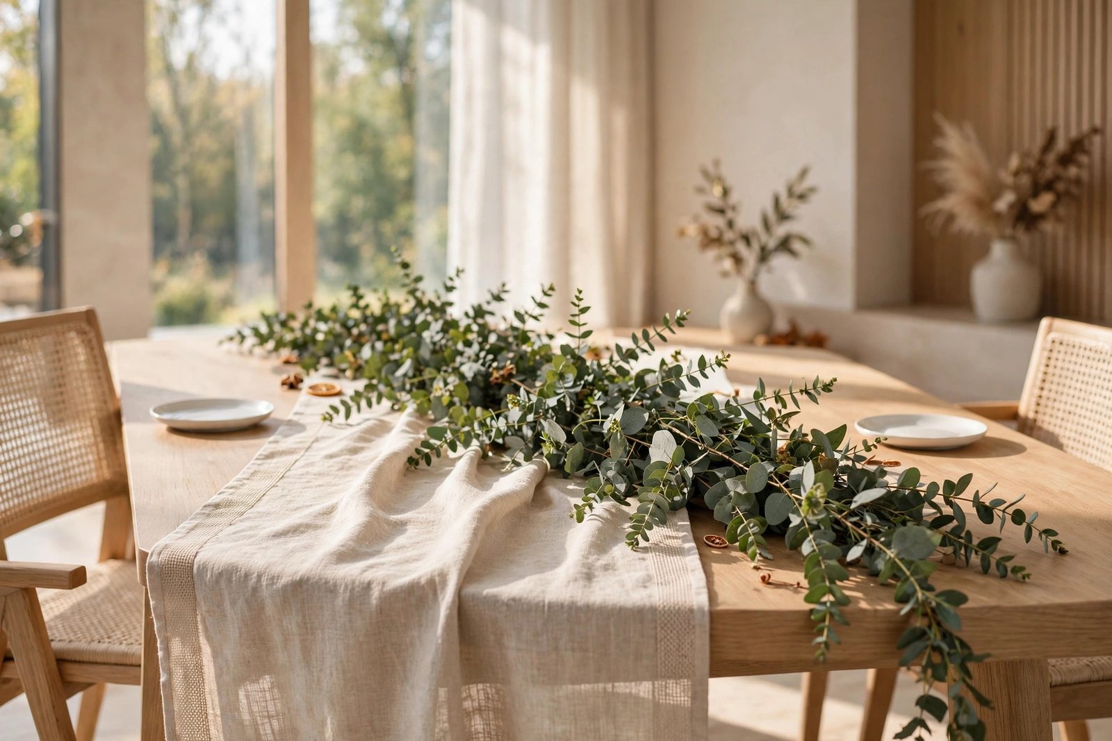 A Linen Runner That Does the Heavy Lifting