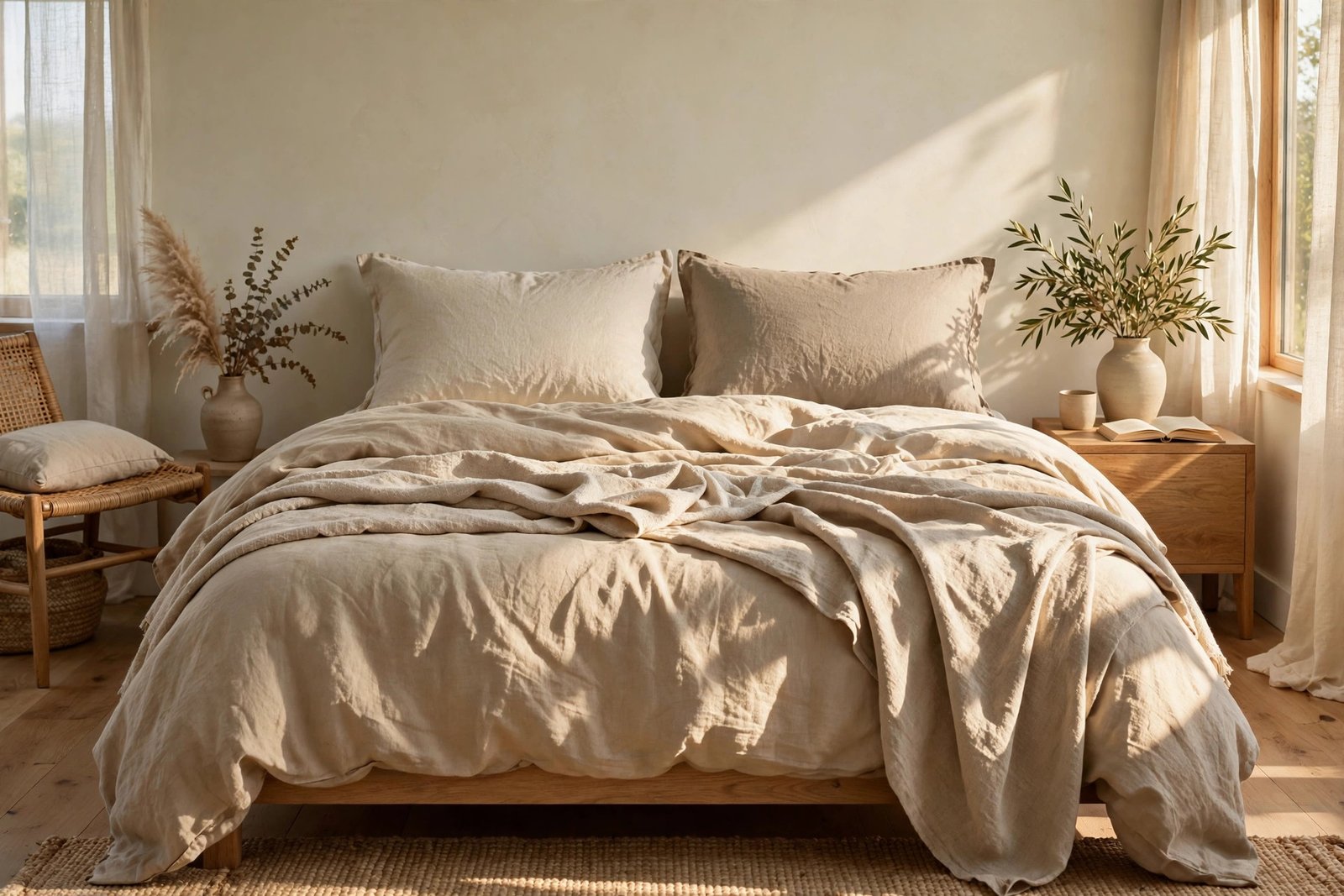 Layer Linen in Oat and Sand
