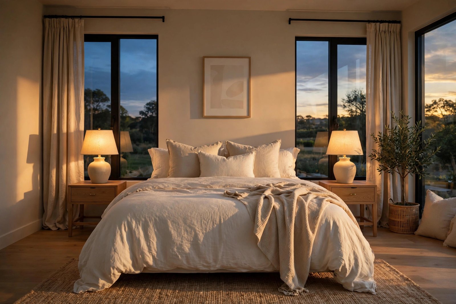 Let Golden-Hour Lamps Do the Talking