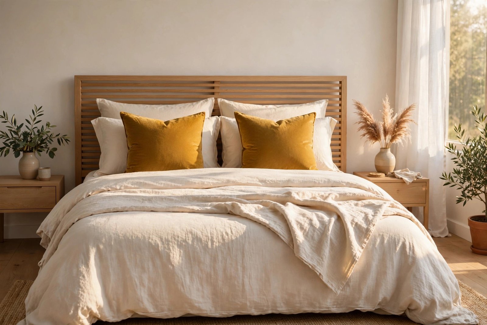 Add Mustard Accent Pillows