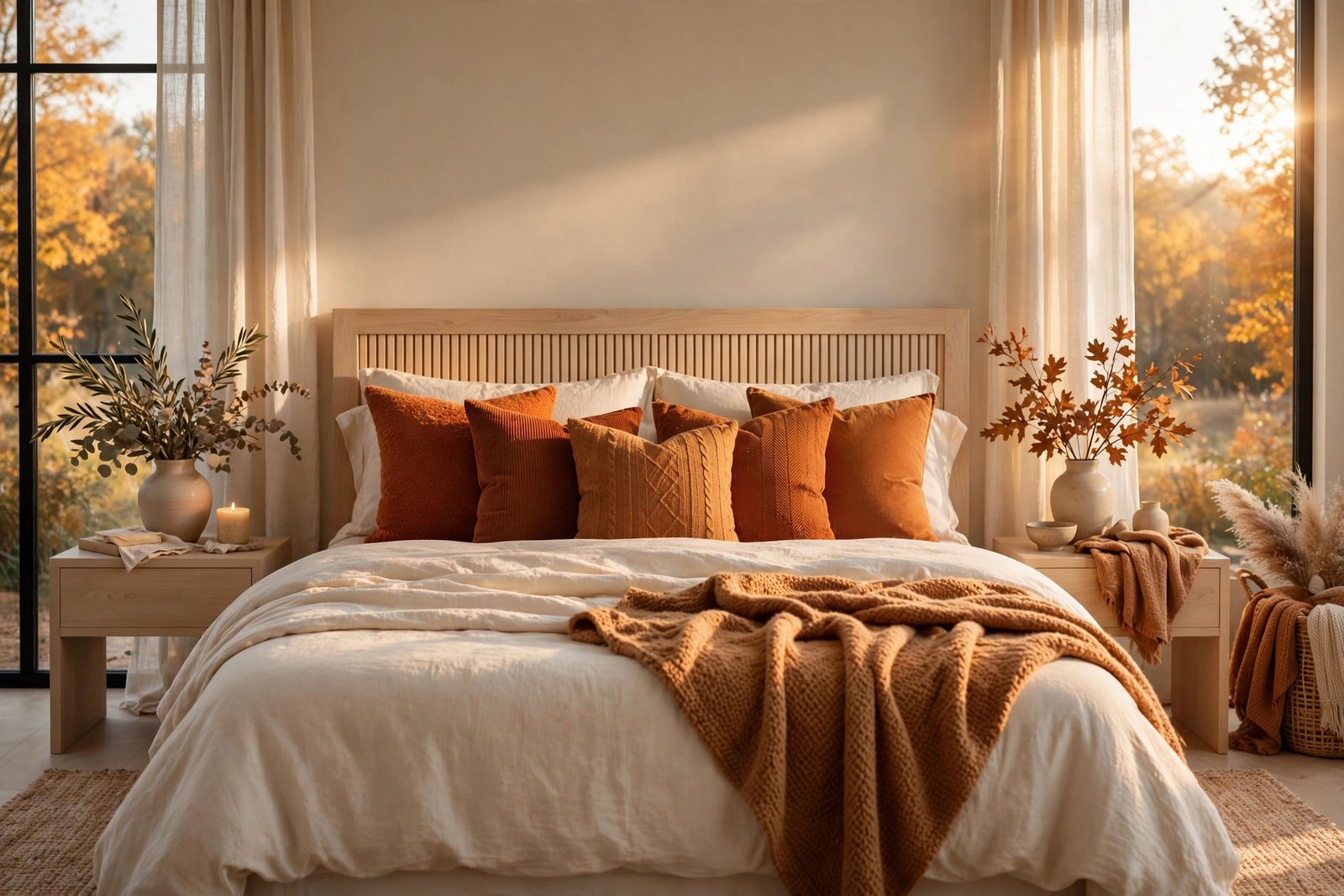 Commit to Burnt Orange Pillows