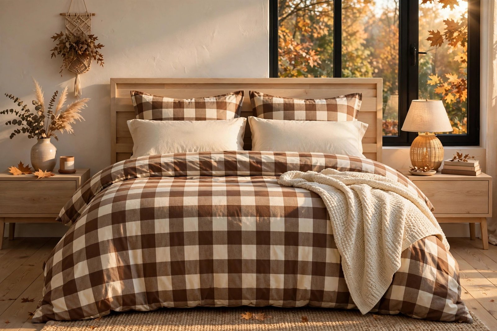 Switch the Whole Bed to Plaid