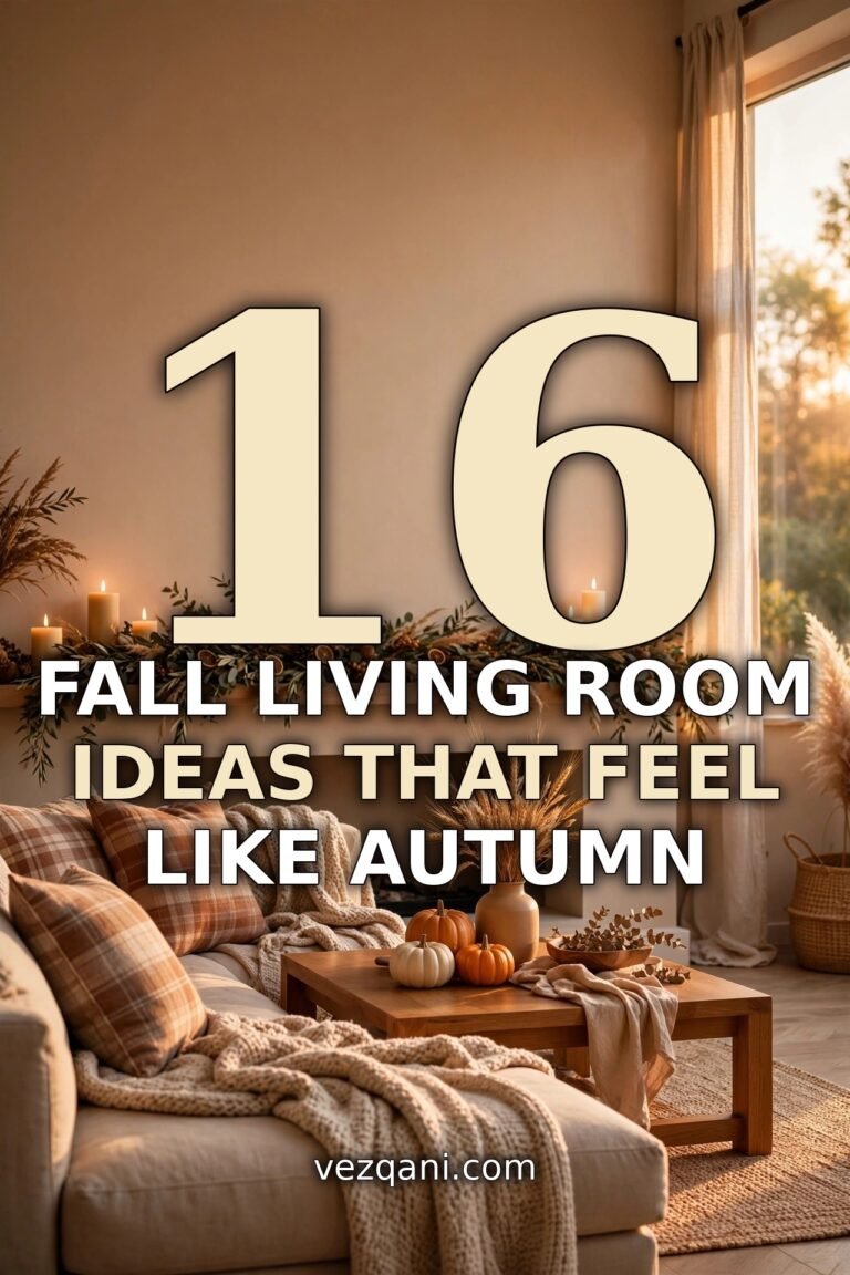 16 Fall Living Room Ideas for a Warm, Layered Autumn Look