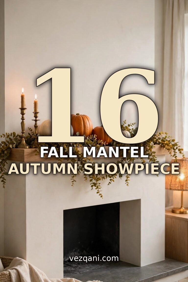 16 Fall Mantel Ideas That Turn Your Fireplace Into the Autumn Showpiece