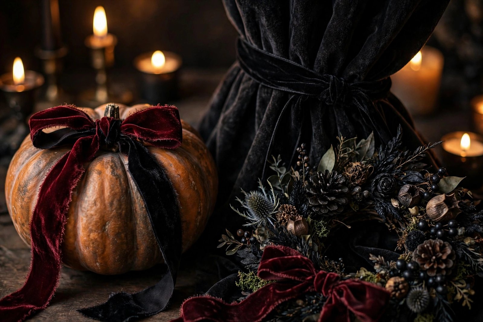 Velvet Ribbon Accents Everywhere