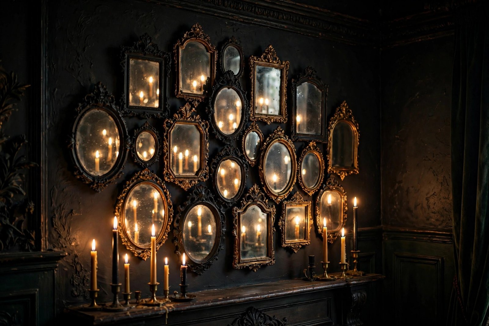 Thrifted Mirror Candle Sconce Gallery