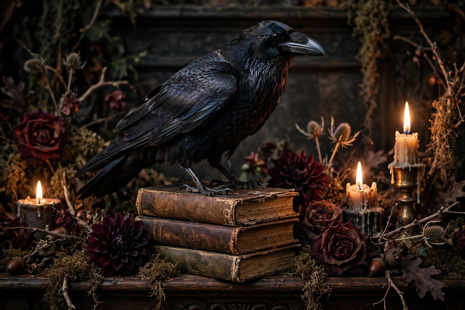 Motion-Sensor Animatronic Raven