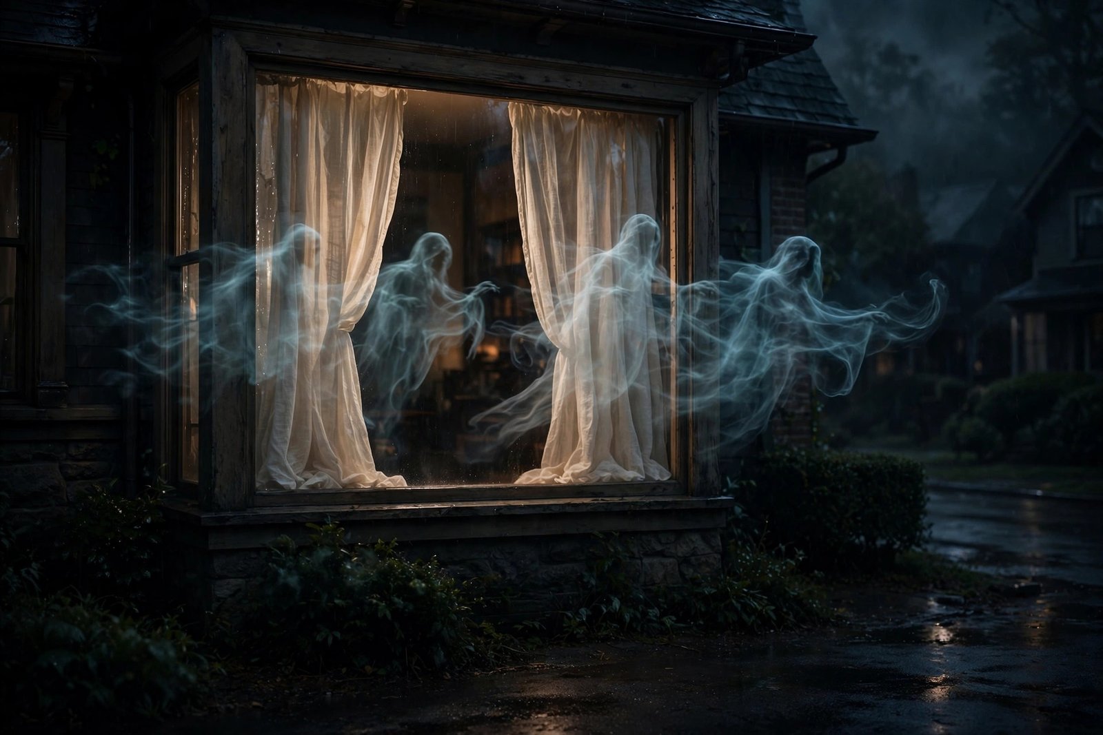 Window Projector Ghost Scene