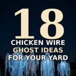 18 DIY Chicken Wire Ghost Ideas That Make Your Yard Look Haunted