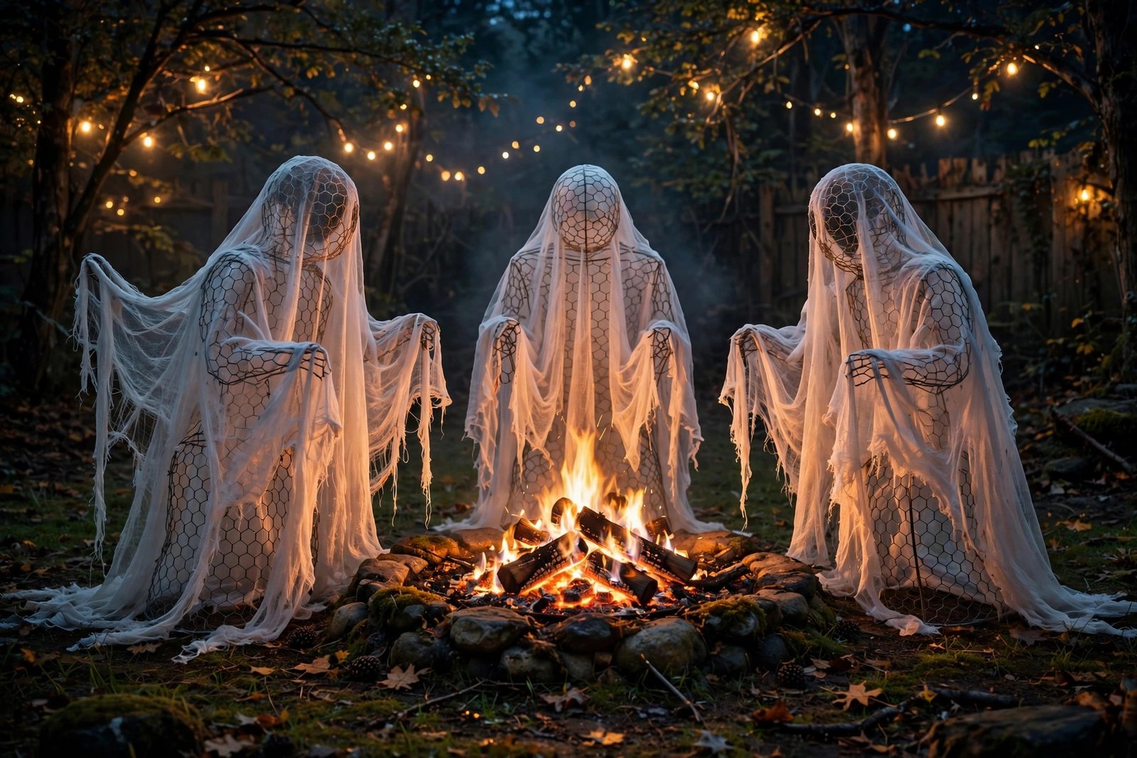 Ghosts Around the Fire Pit