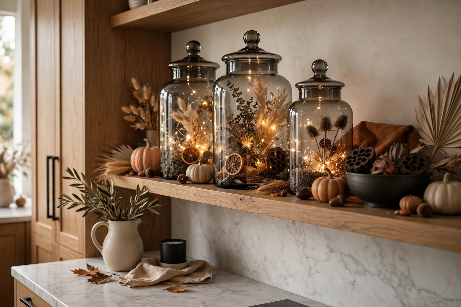 Smoked-Glass Apothecary Jars