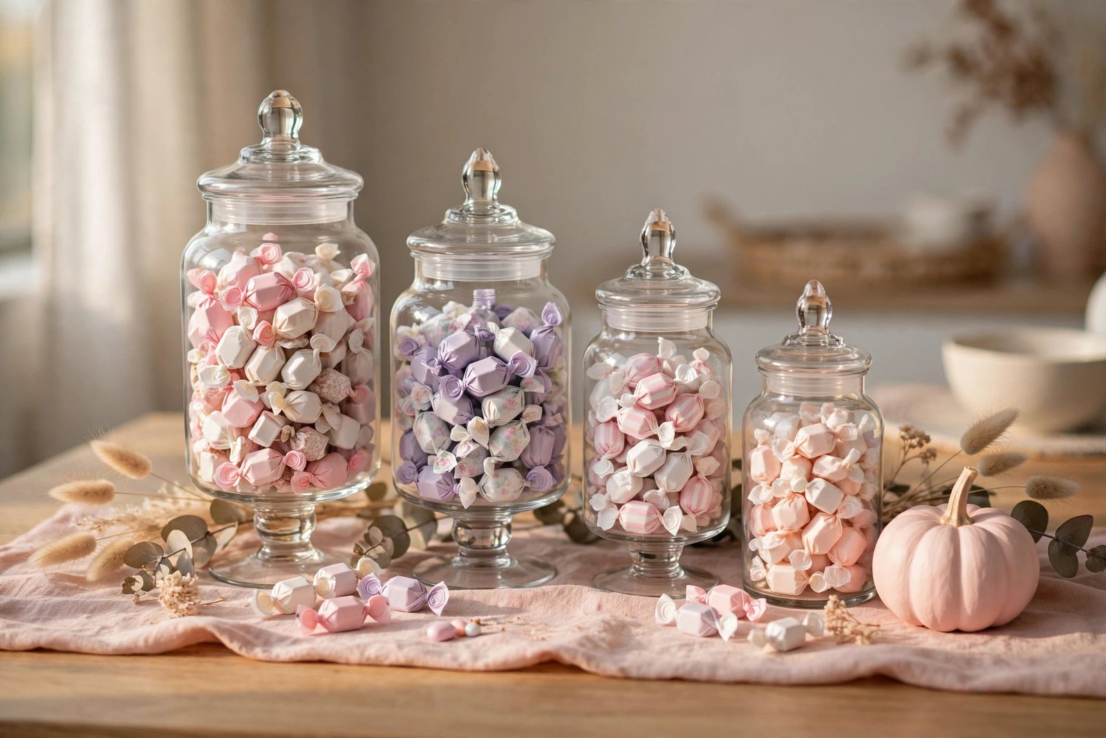 Pastel Candy Apothecary Jar Station