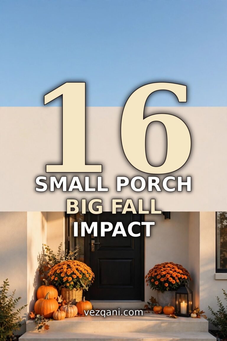 16 Small Fall Porch Decor Ideas That Make a Big Impact