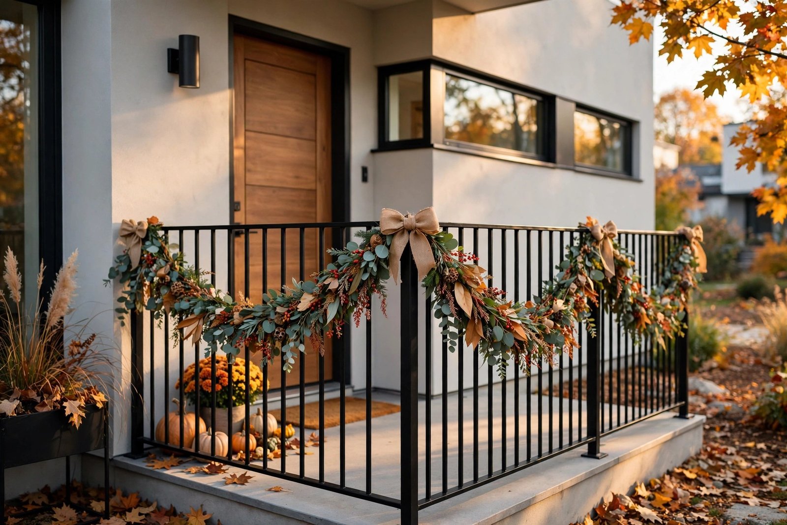 Railing Greenery, Draped High