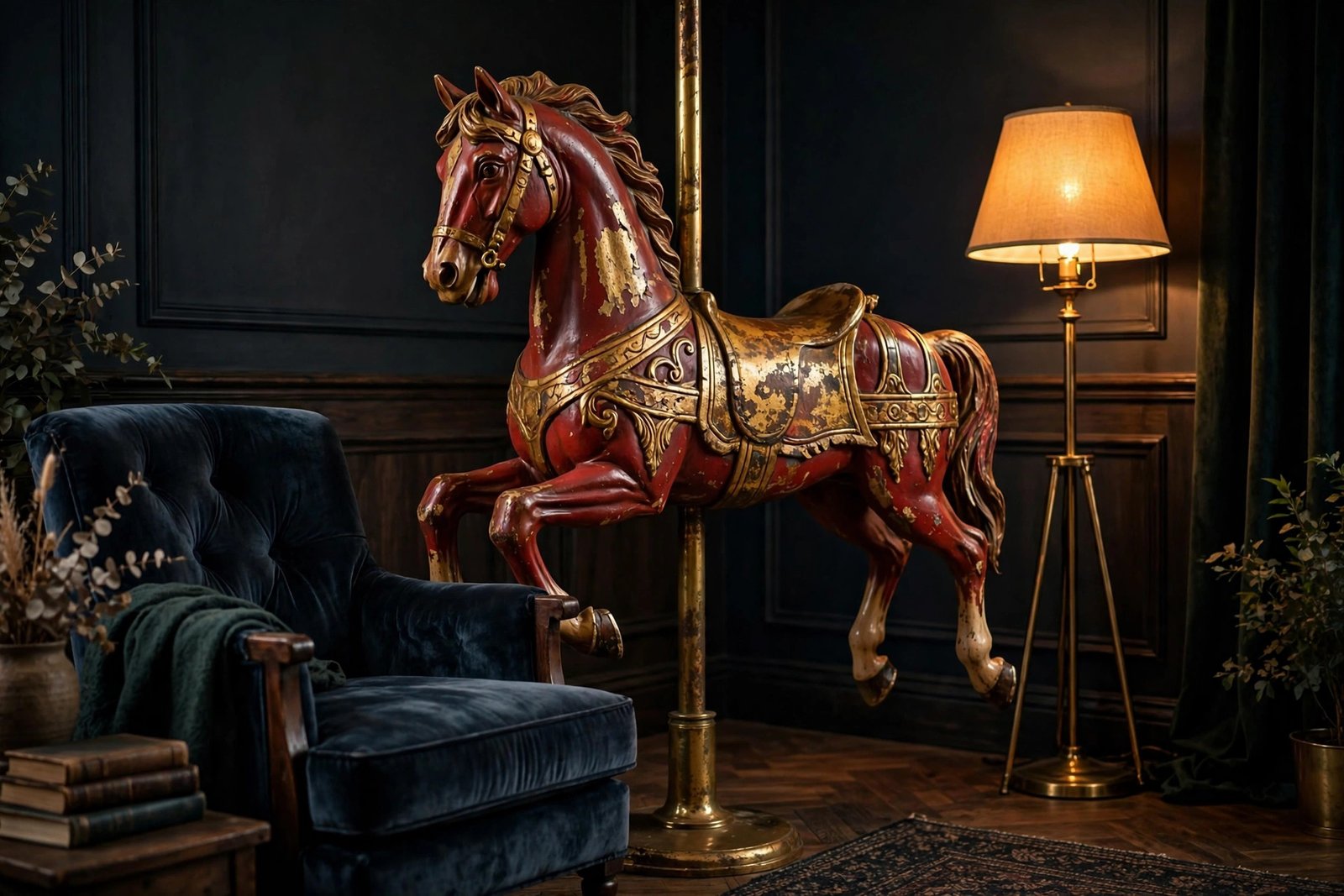 The Phantom Carousel Horse